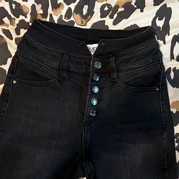 Queen Hearts high waist corset style jeans - Picture 3 of 4